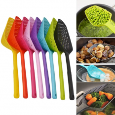 Cooking Shovels Vegetable Strainer Scoop Nylon Spoon Large Colander Soup Filter Kitchen Tool High Temperature Resistant Pressure