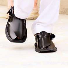 Black Chappal Sandal Pure Leather